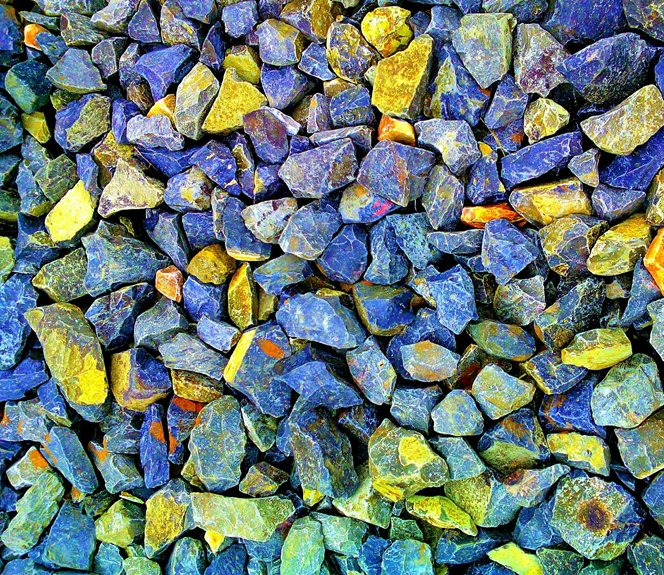 crushed rock for construction
