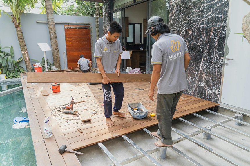 deck construction and installation