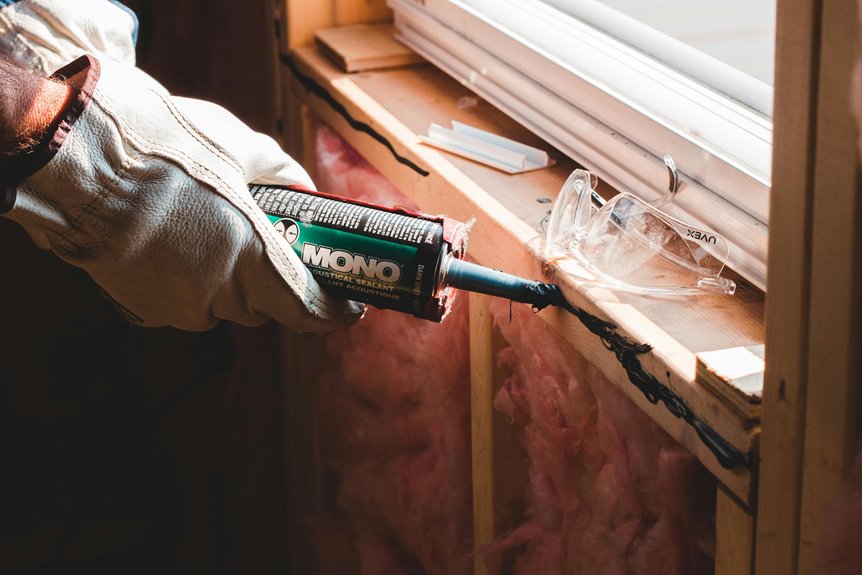 weatherproof adhesive for sealing